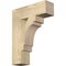 Ekena Millwork Merced Block Rough Sawn Bracket, Douglas Fir, 4"W x 14"D x 18"H BKT04X14X18MRC05RDF - alternate 1